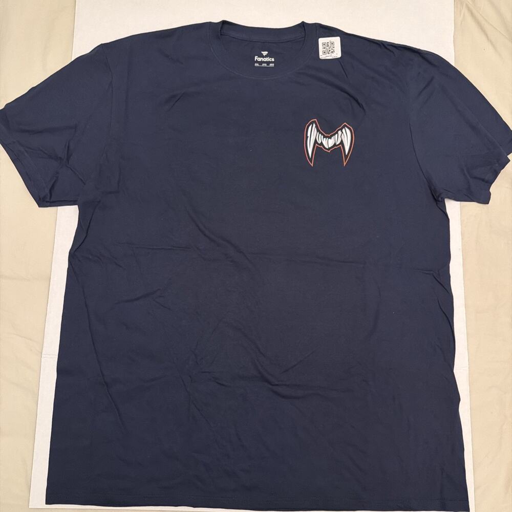Fanatics Chicago Bears Men’s fanatics Graphic T On Front And Back Navy XL